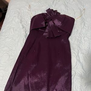 Short purple dress